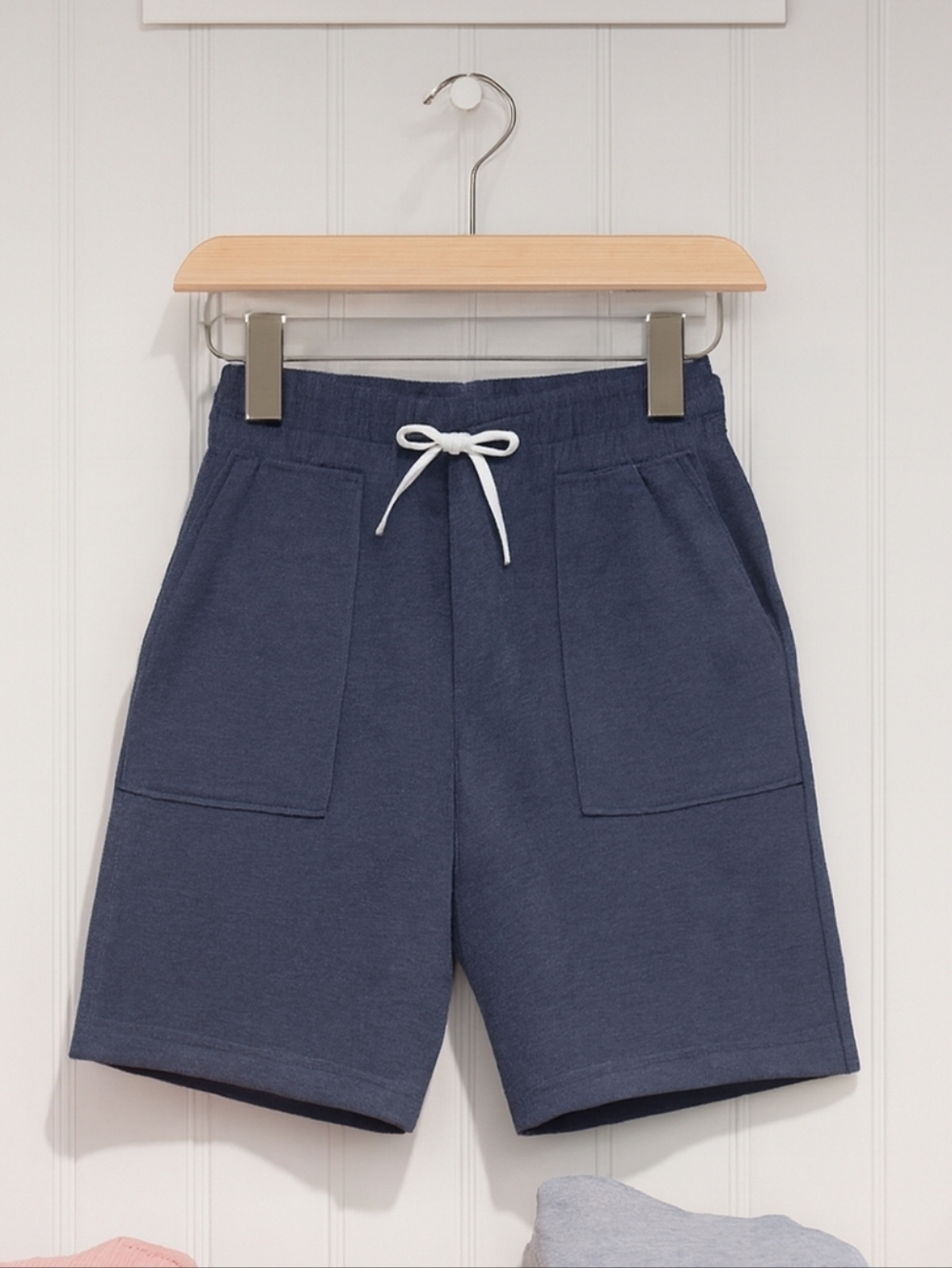 wonder nation Navy Drawstring Front-Pocket Shorts